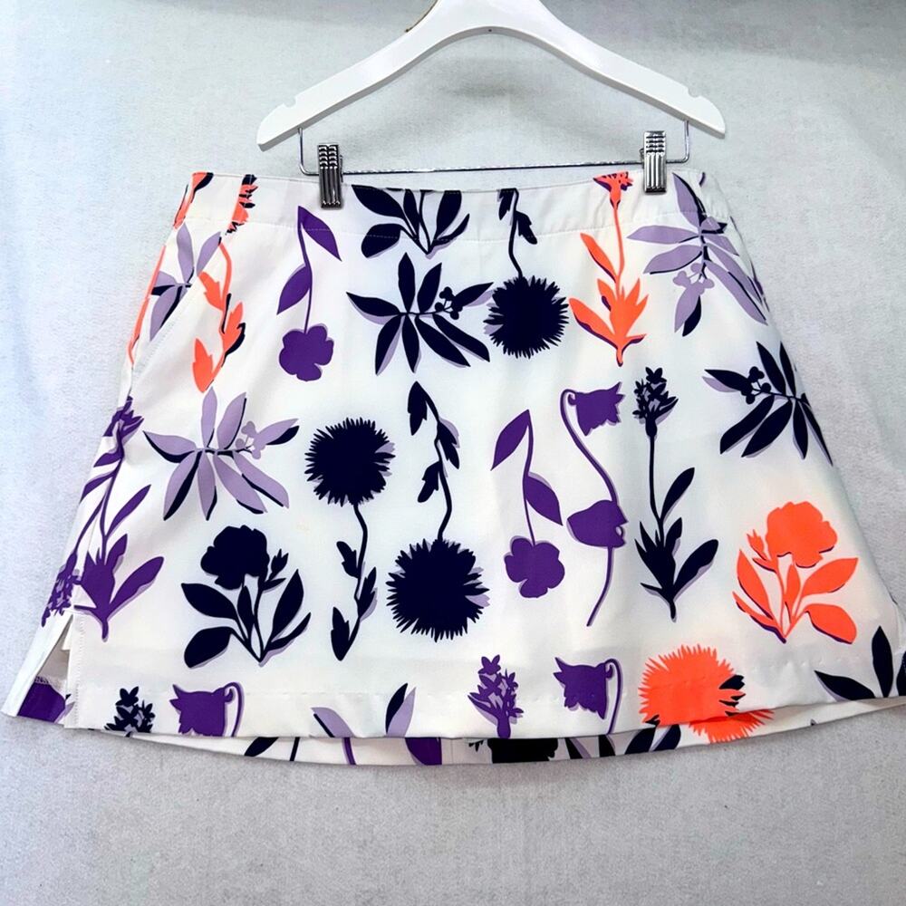 NWT Lady Hagen Revitalize Performance Golf Skort Valencia Print size 12